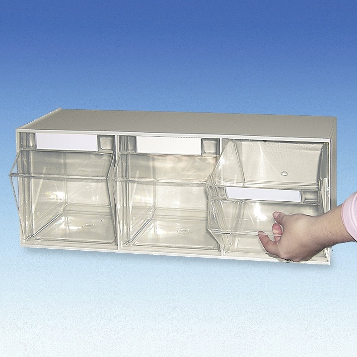 Spritzen- und Kanülenspender 3-fach beige