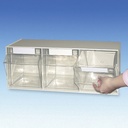 Spritzen- und Kanülenspender 3-fach beige