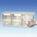 Spritzen- und Kanülenspender 3-fach weiß