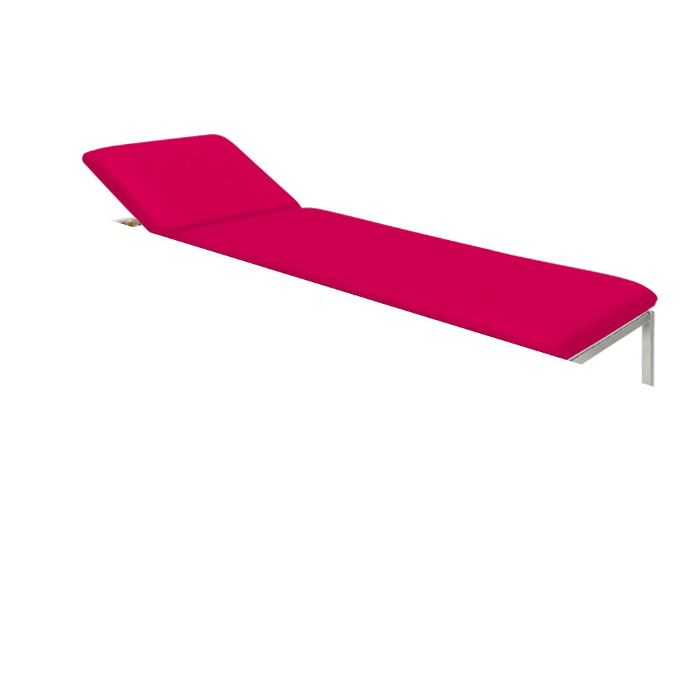 [MEG 940055.16058] Untersuchungsliege ratiomed fuchsia Verchromt, inkl. Rollenhalter