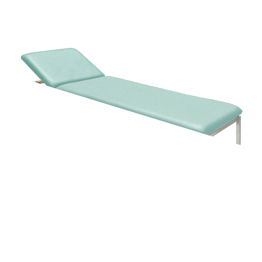 Untersuchungsliege ratiomed pastellmint Verchromt, inkl. Rollenhalter