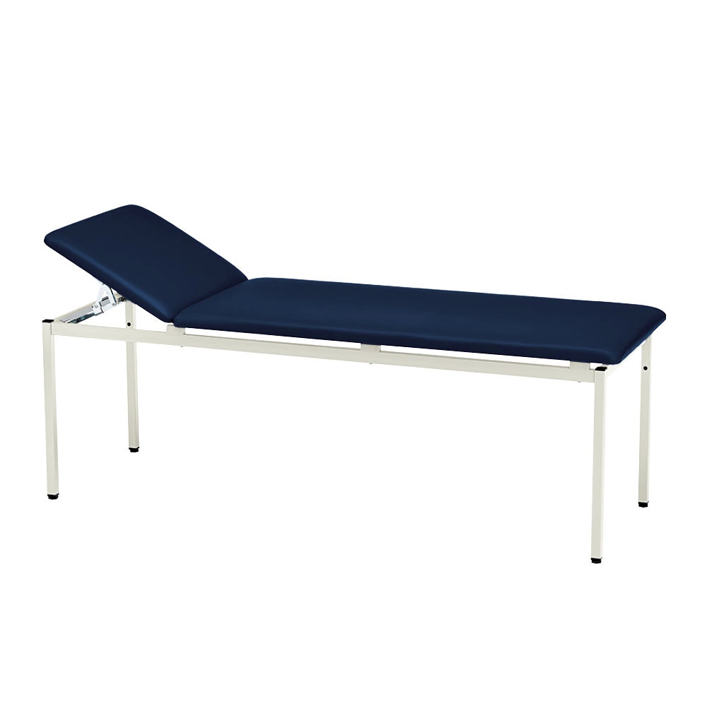 Untersuchungsliege classic ozean Grauweiß lackiert, inkl. Rollenhalter