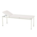 Untersuchungsliege classic weiß Grauweiß lackiert, inkl. Rollenhalter