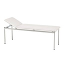 Untersuchungsliege classic weiß Weißaluminium lackiert,inkl.Rollenhalter