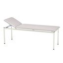 Untersuchungsliege classic silbergrau Grauweiß lackiert, inkl. Rollenhalter