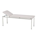 Untersuchungsliege classic silbergrau Weißaluminium lackiert,inkl.Rollenhalter