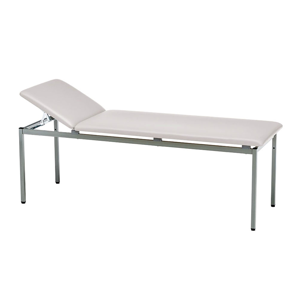 Untersuchungsliege classic silbergrau Graualuminium lackiert,inkl.Rollenhalter