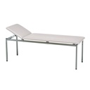 Untersuchungsliege classic silbergrau Graualuminium lackiert,inkl.Rollenhalter