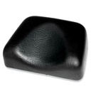 Kopflagerungspolster mit Kopfmulde PVC schwarz, 19,5 x 14 x 5/2 cm