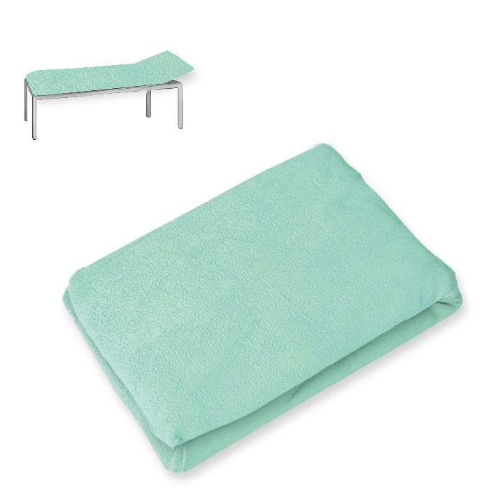 Liegenbezug Frottee mint 65 x 195 cm