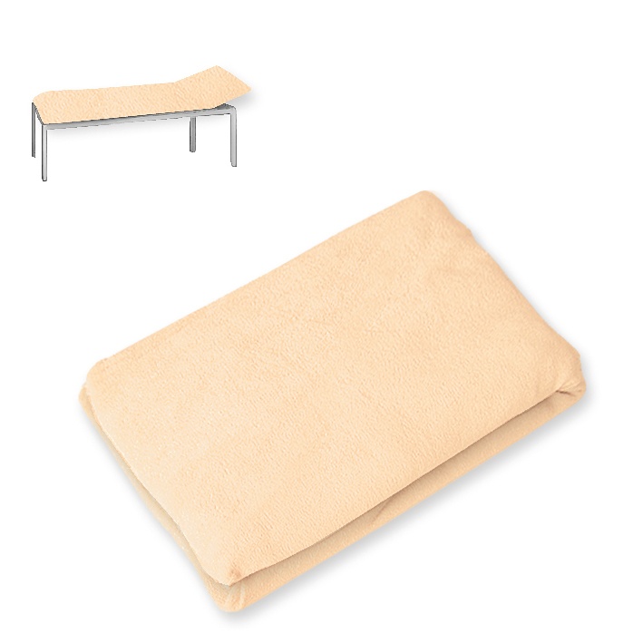 [MEG 940101.04] Liegenbezug Frottee beige 65 x 195 cm