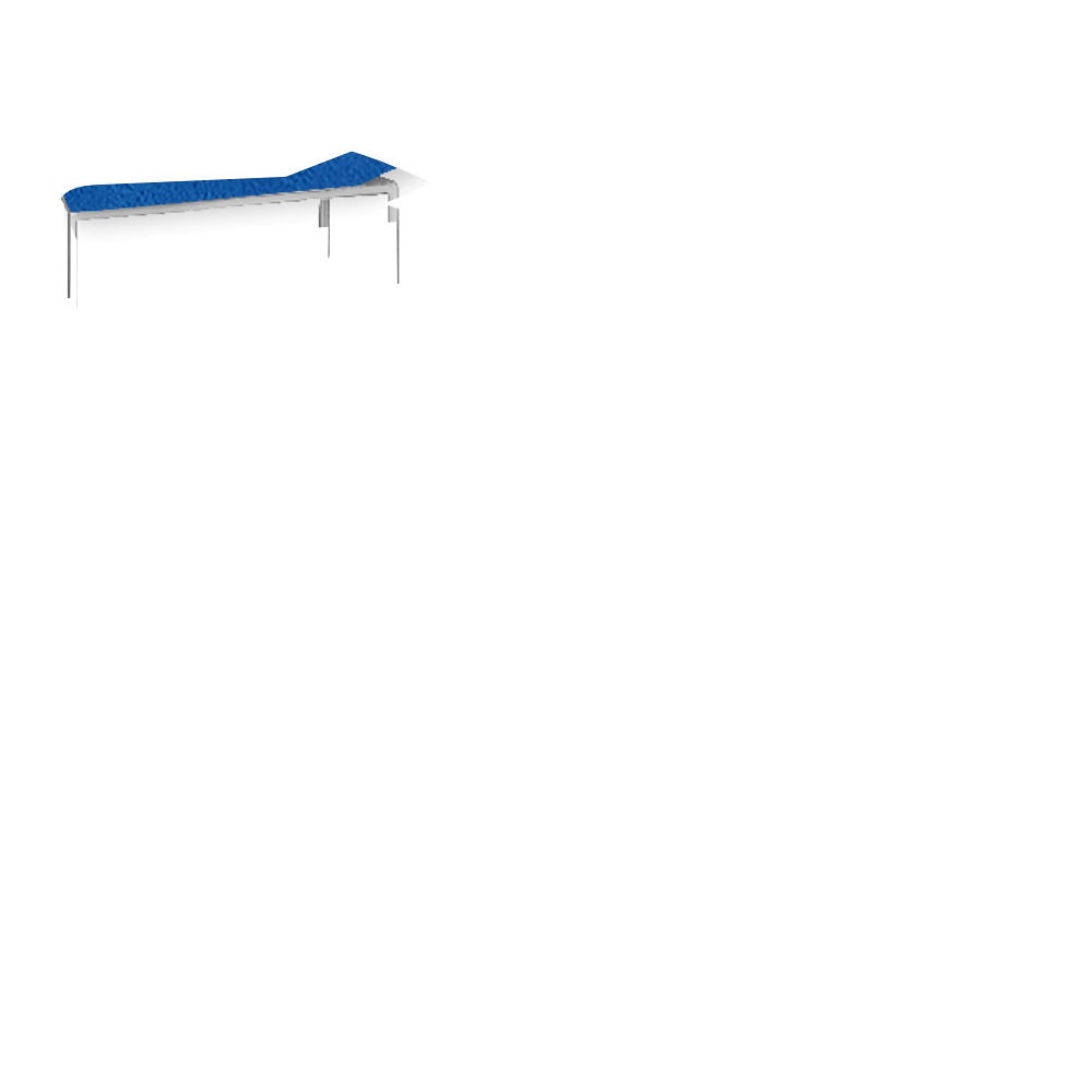 Liegenbezug Frottee royalblau 65 x 195 cm