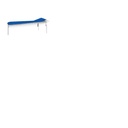 Liegenbezug Frottee royalblau 65 x 195 cm