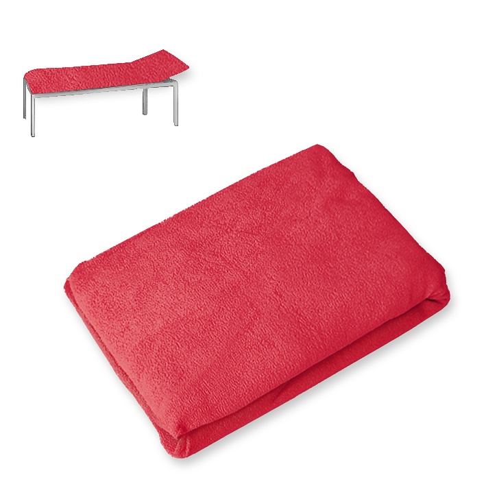 Liegenbezug Frottee bordeaux 65 x 195 cm