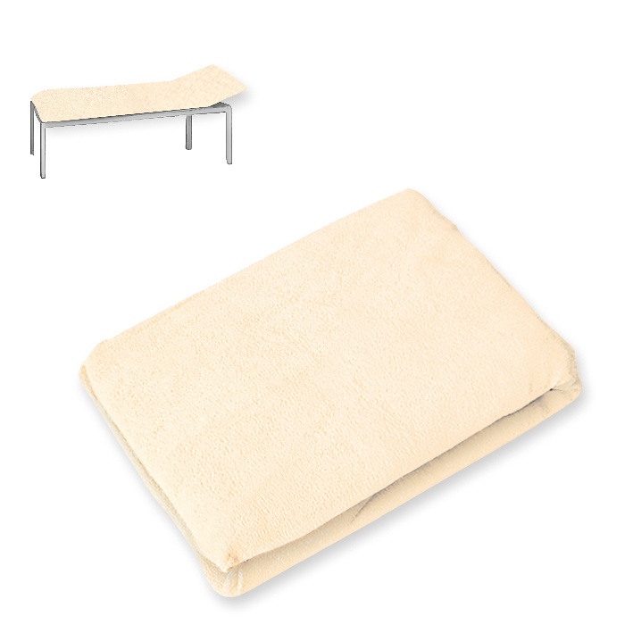 [MEG 940101.15] Liegenbezug Frottee natur 65 x 195 cm