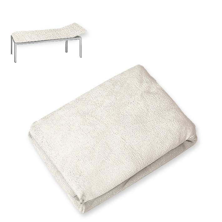 [MEG 940102.05] Liegenbezug Frottee silbergrau 80 x 200 cm