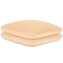 Kissenbezüge Frottee beige, 40 x 40 cm Mit Reißverschluss (2 Stck.)