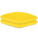 Kissenbezüge Frottee gelb, 40 x 40 cm Mit Reißverschluss (2 Stck.)