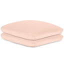 Kissenbezüge Frottee apricot 40 x 40 cm, mit Reißverschluss (2 Stck.)