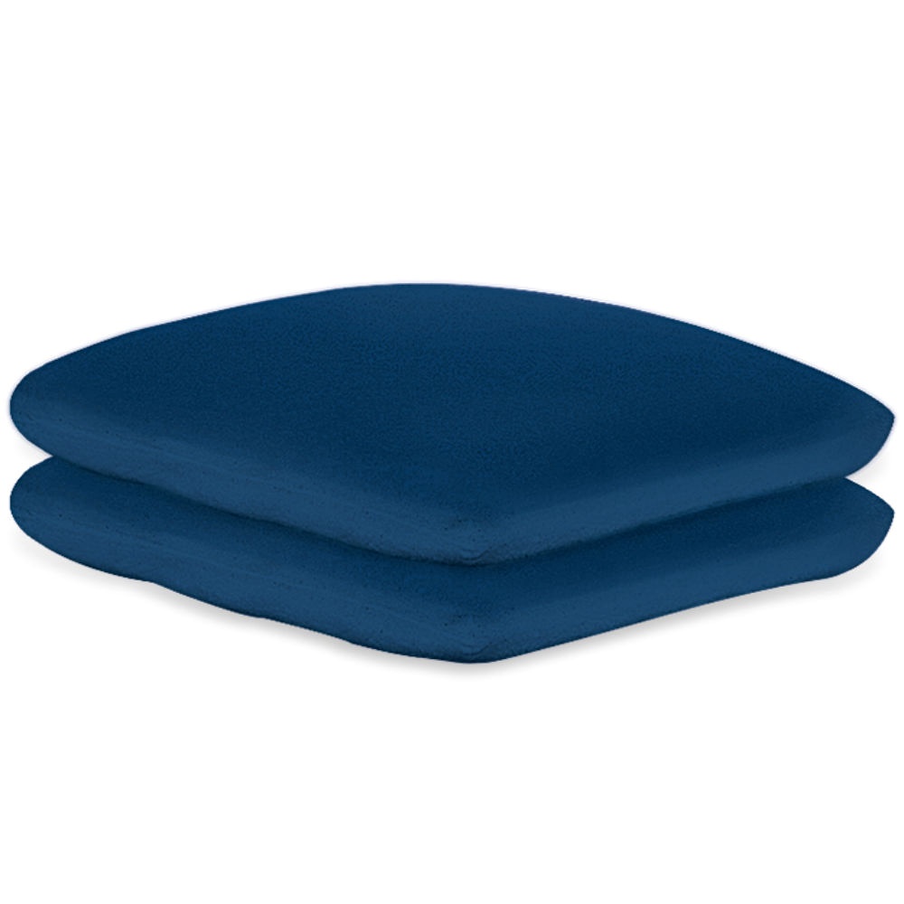 Kissenbezüge Frottee marine, 40 x 40 cm Mit Reißverschluss (2 Stck.)