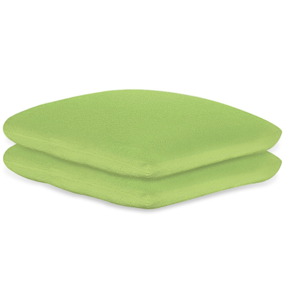 Kissenbezüge Frottee apfelgrün 40 x 40 cm, mit Reißverschluss (2 Stck.)