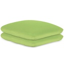 Kissenbezüge Frottee apfelgrün 40 x 40 cm, mit Reißverschluss (2 Stck.)