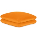 Kissenbezüge Frottee orange, 40 x 40 cm Mit Reißverschluss (2 Stck.)