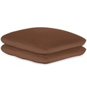 Kissenbezüge Frottee nougat, 40 x 40 cm Mit Reißverschluss (2 Stck.)