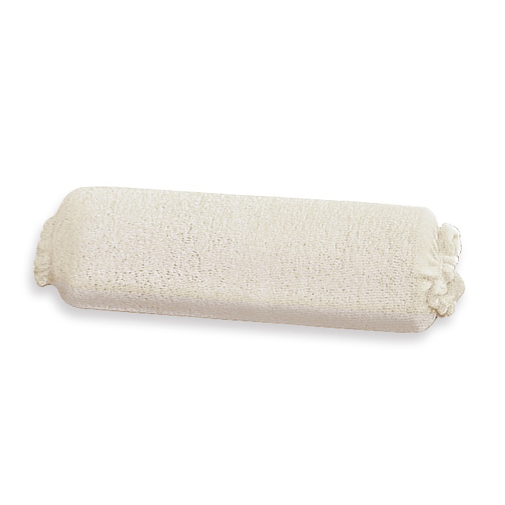 Nackenrollenbezug Frottee silbergrau Für Rollen 40 cm