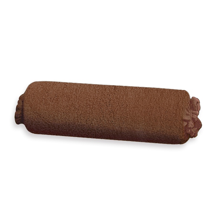 Nackenrollenbezug Frottee nougat Für Rollen 50 cm
