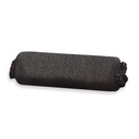 Nackenrollenbezug Frottee schwarz Für Rollen 50 cm