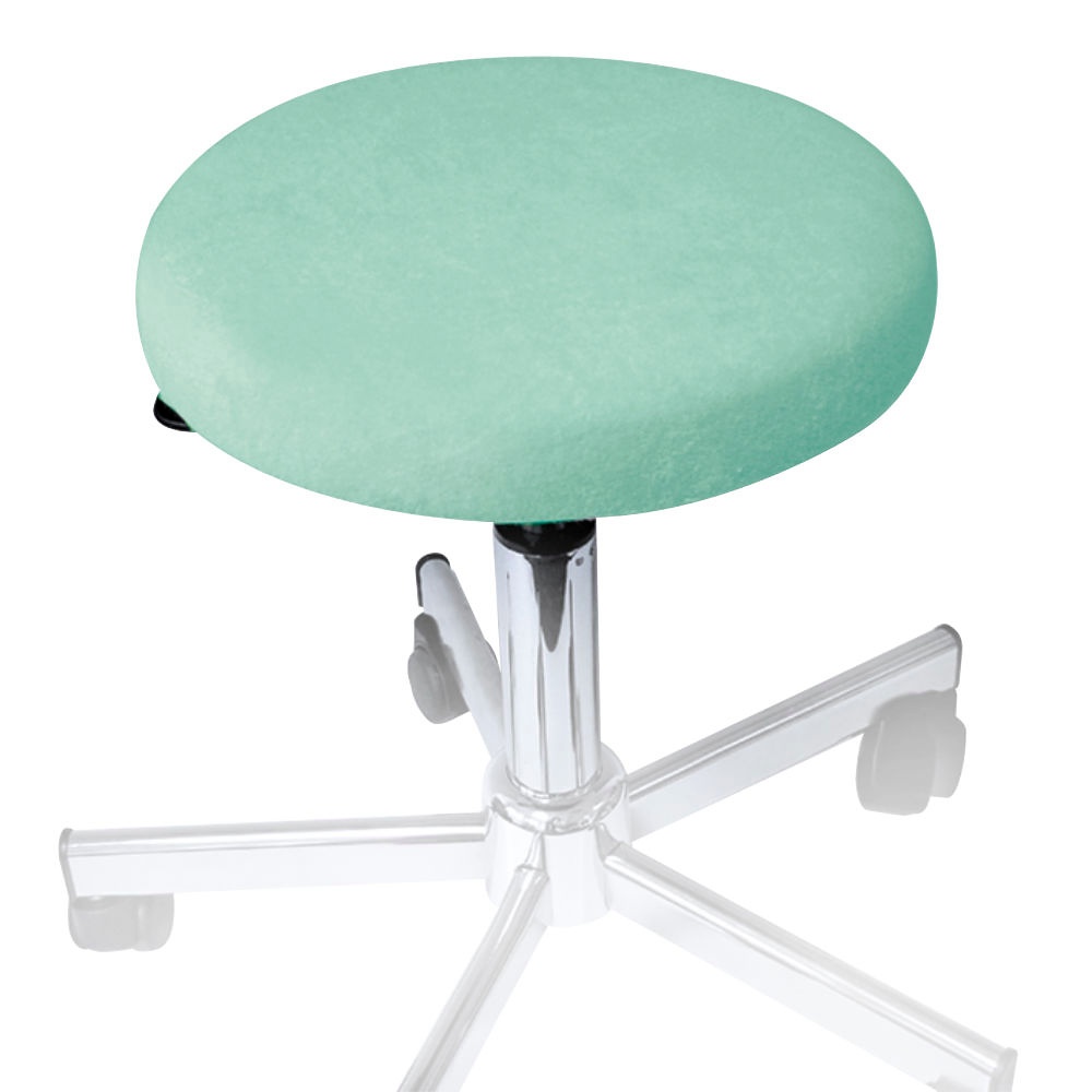 [MEG 940109.02] Hockerbezug Frottee mint Für Hocker 40 bis 45 cm Ø