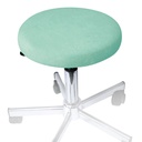 Hockerbezug Frottee mint Für Hocker 40 bis 45 cm Ø