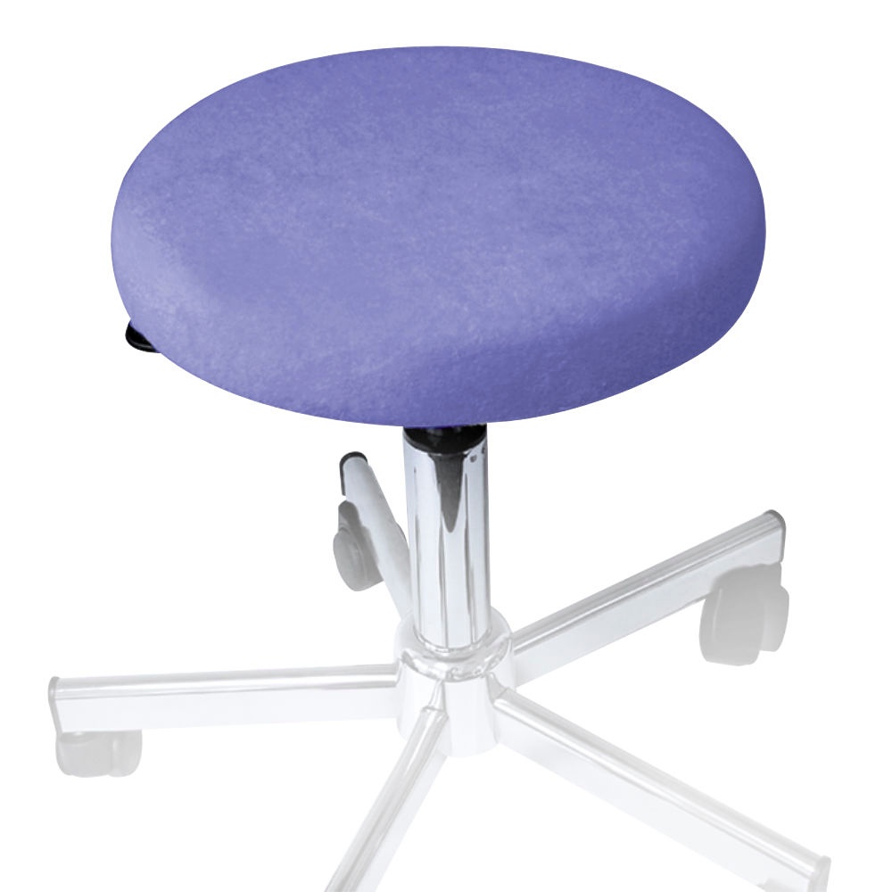 Hockerbezug Frottee viola Für Hocker 40 bis 45 cm Ø