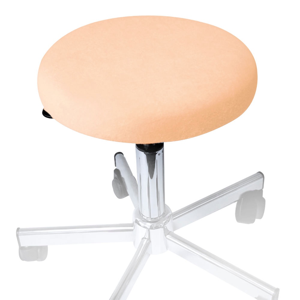 [MEG 940109.04] Hockerbezug Frottee beige Für Hocker 40 bis 45 cm Ø