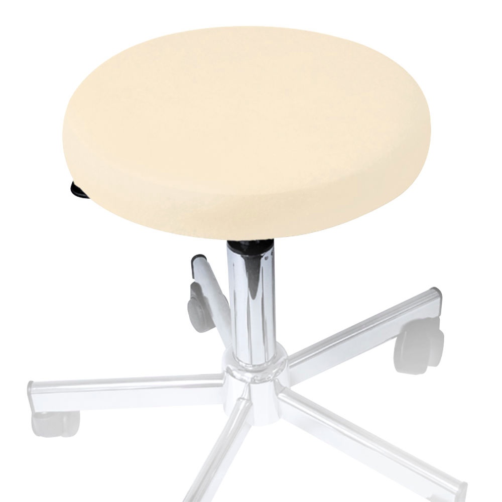 [MEG 940109.15] Hockerbezug Frottee natur Für Hocker 40 bis 45 cm Ø