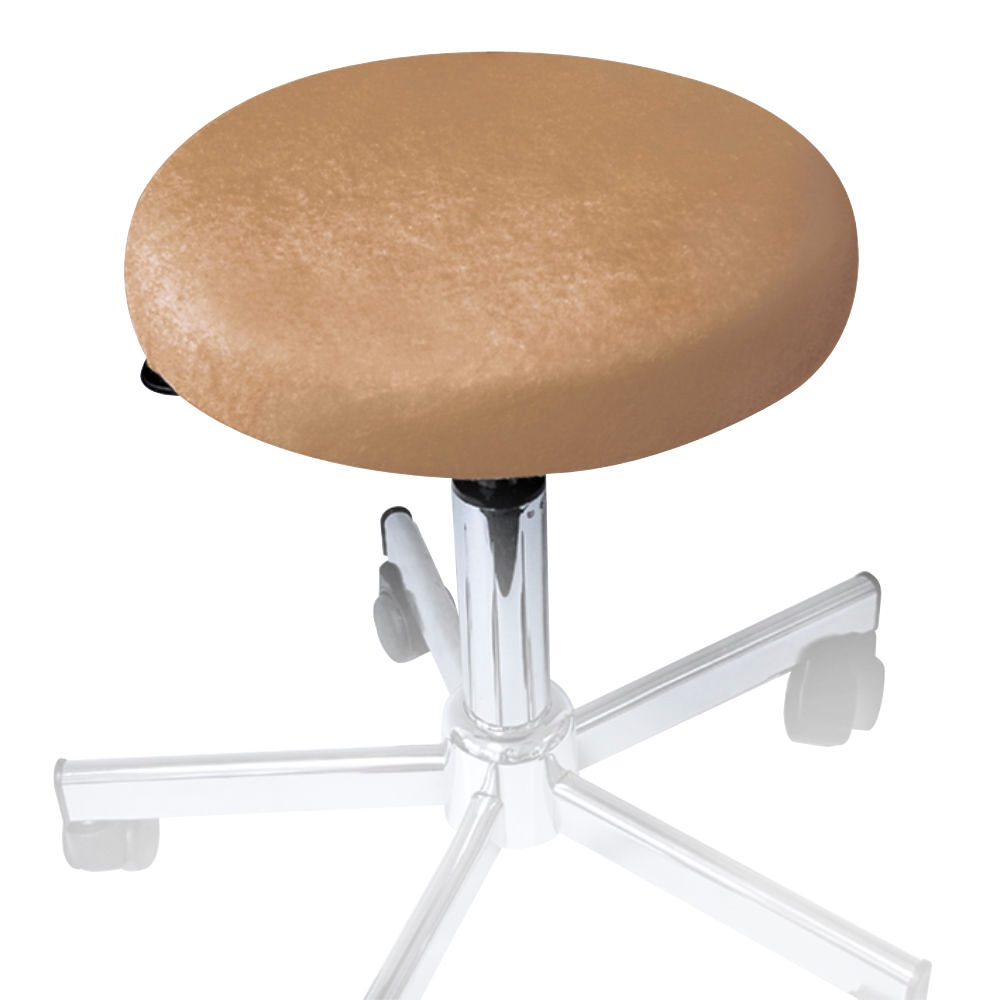 [MEG 940109.34] Hockerbezug Frottee camel Für Hocker 40 bis 45 cm Ø