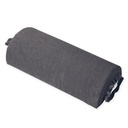 Nackenrollenbezug Frottee Graphit, für Halbrollen 40 cm
