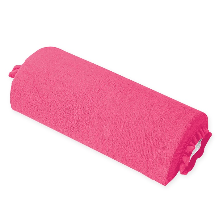 [MEG 940114.50] Nackenrollenbezug Frottee Pink, für Halbrollen 40 cm