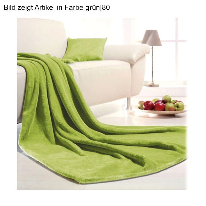 Kuscheldecke ''Memphis'' schwarz 150 x 200 cm