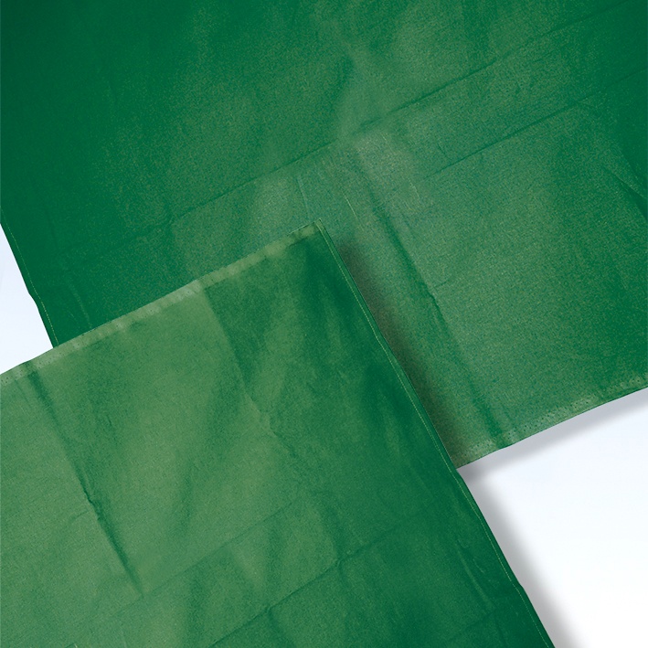 Abdecktuch 80 x 100 cm forstgrün 100 % Baumwolle