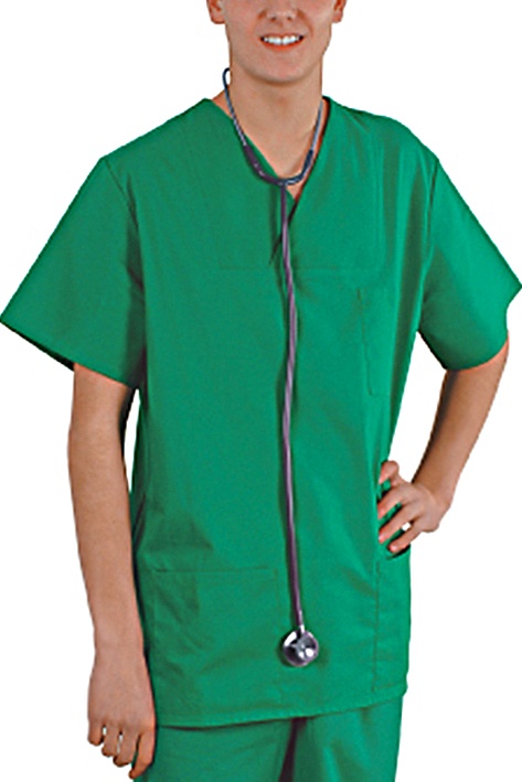 [MEG 940255.30] Kasack Typ Basel forstgrün, Gr. XXL = V Gr. 54/56 (Damen), 60/62 (Herren)