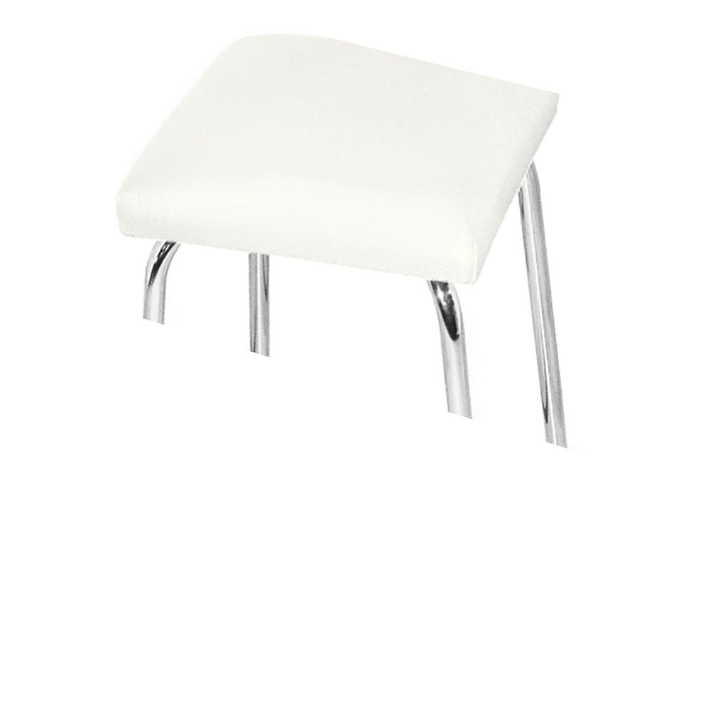 [MEG 940513.40740] Stapelhocker ratiomed Mit viereckigem Polstersitz weiß