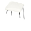 Stapelhocker ratiomed Mit viereckigem Polstersitz weiß