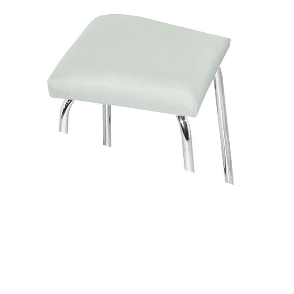 Stapelhocker ratiomed Mit viereckigem Polstersitz lichtgrau