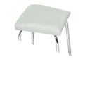 Stapelhocker ratiomed Mit viereckigem Polstersitz lichtgrau