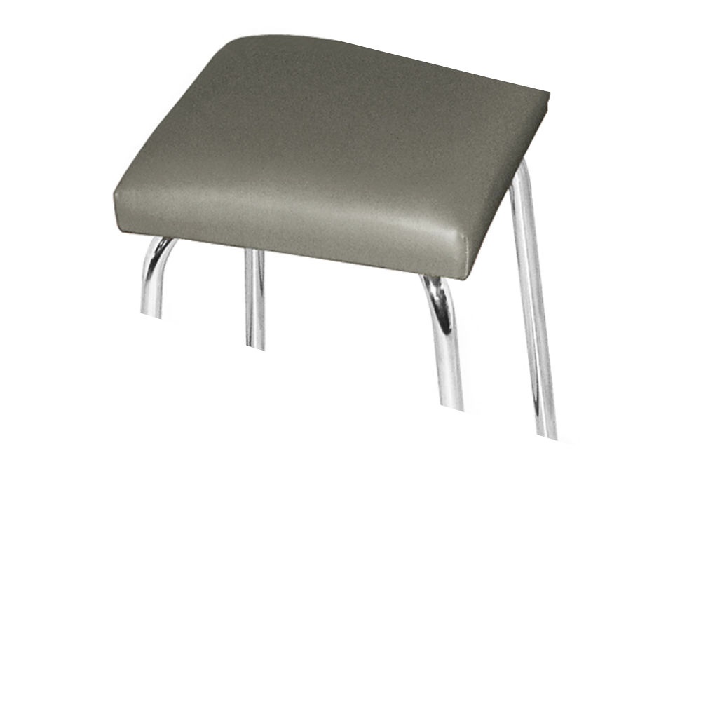 Stapelhocker ratiomed Mit viereckigem Polstersitz grau