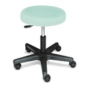 Rollhocker ratiomed pastelmint Mit schwarzem Kunststofffußkreuz