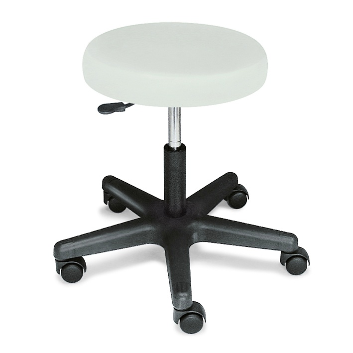 [MEG 940515.41235] Rollhocker ratiomed lichtgrau Mit schwarzem Kunststofffußkreuz