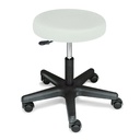 Rollhocker ratiomed lichtgrau Mit schwarzem Kunststofffußkreuz